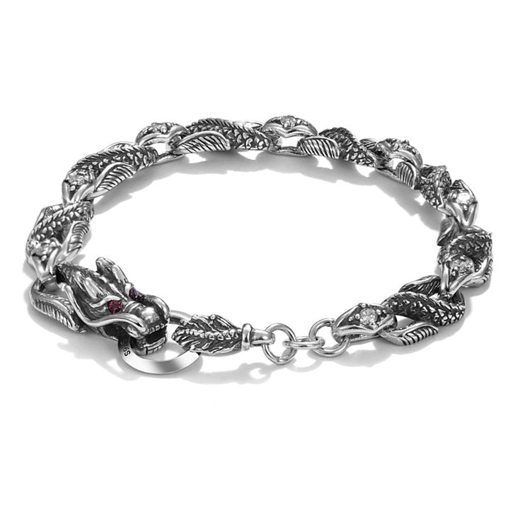 Dragon Bone Bracelet | S925 Sterling Silver