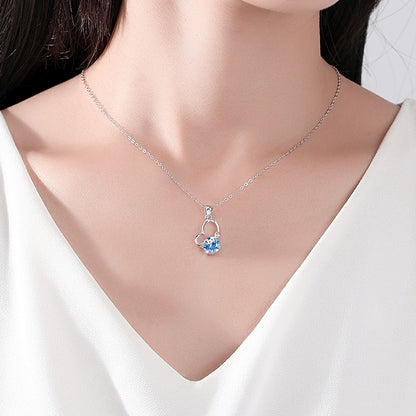 Collier Amour | Argent Sterling S925 Zircon