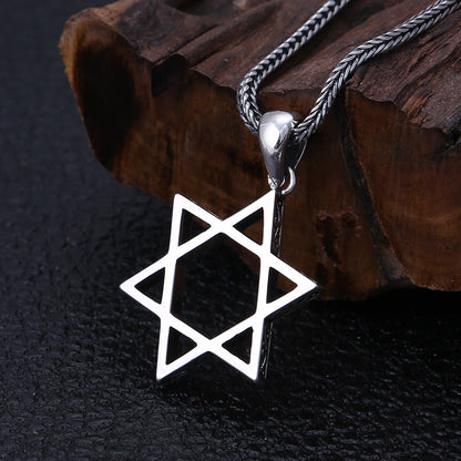 Six-Pointed Star Pendant | Sterling Thai Silver