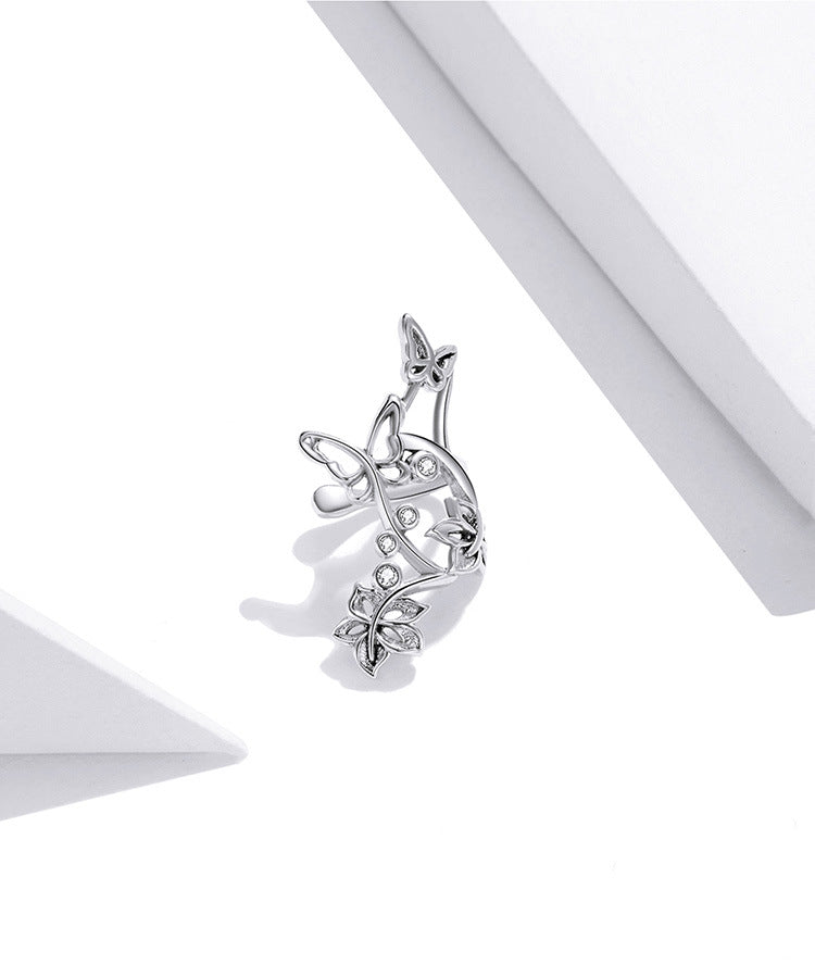Butterfly Vine Ear Clip | S925 Sterling Silver No-Pierce