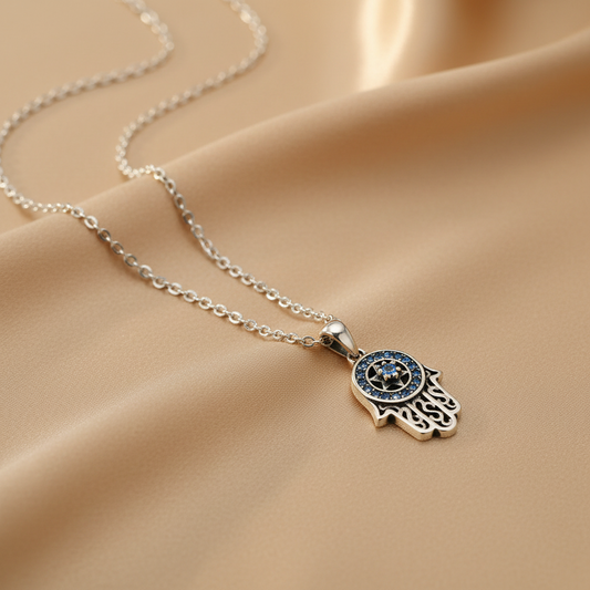 Zircon Pendant Necklace | S925 Sterling Silver