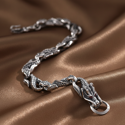 Dragon Bone Bracelet | S925 Sterling Silver