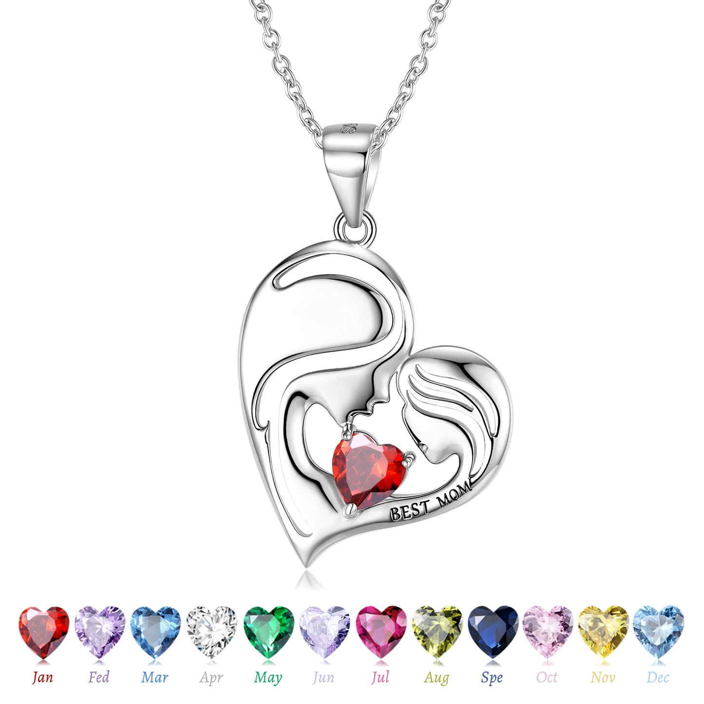 "Best Mom" Necklace | S925 Sterling Silver
