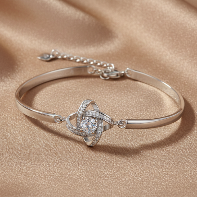 Four-leaf Clover Bracelet | S925 Sterling Silver