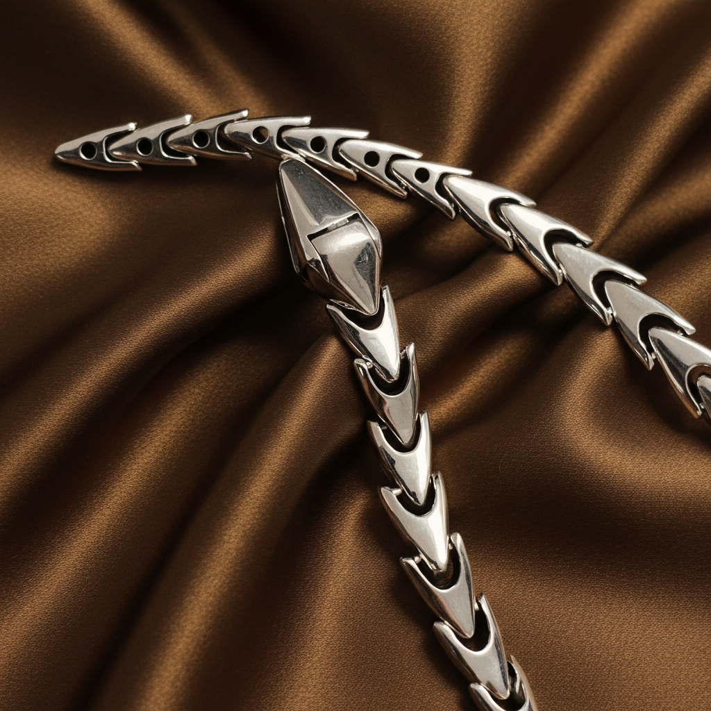 Modernized Snake Chain Bracelet | S925 Sterling Silver