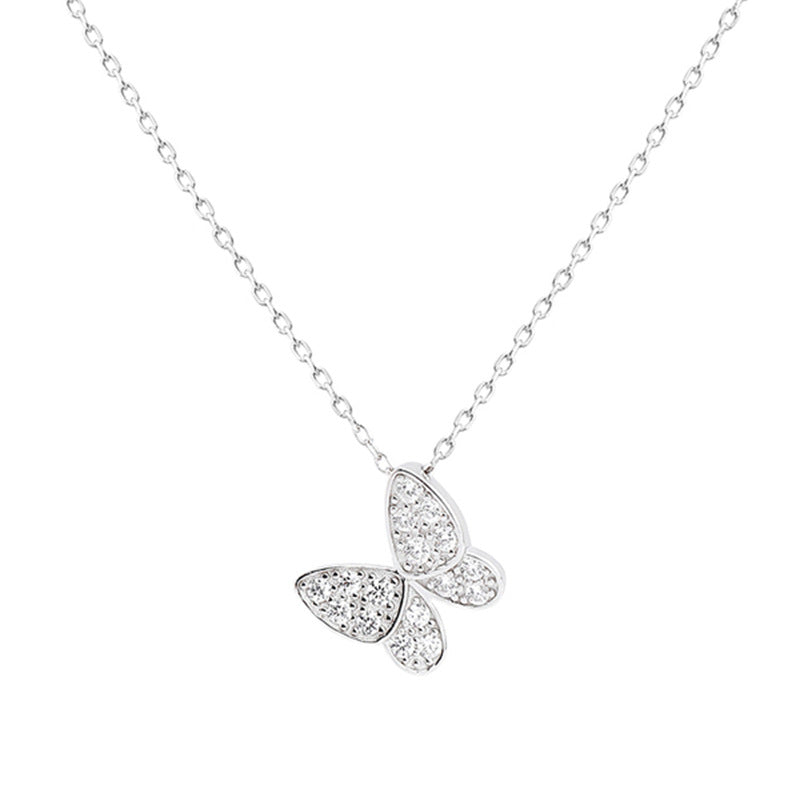 Butterfly Luxe Pendant Necklace | S925 Sterling Silver