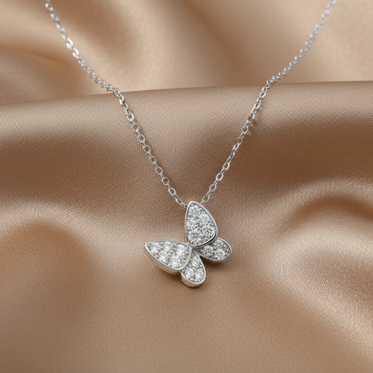 Butterfly Luxe Pendant Necklace | S925 Sterling Silver