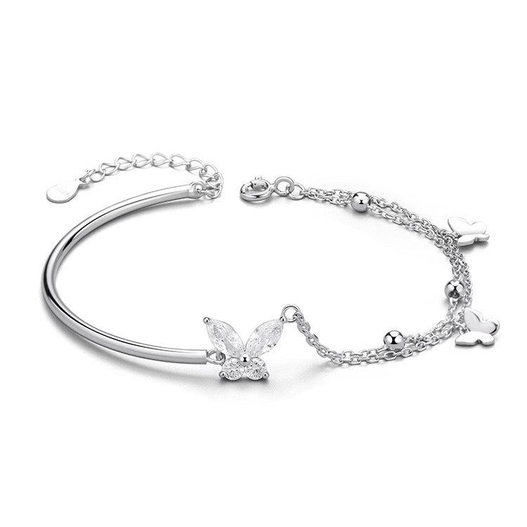 Light Lux Butterfly Bracelet | S925 Sterling Silver