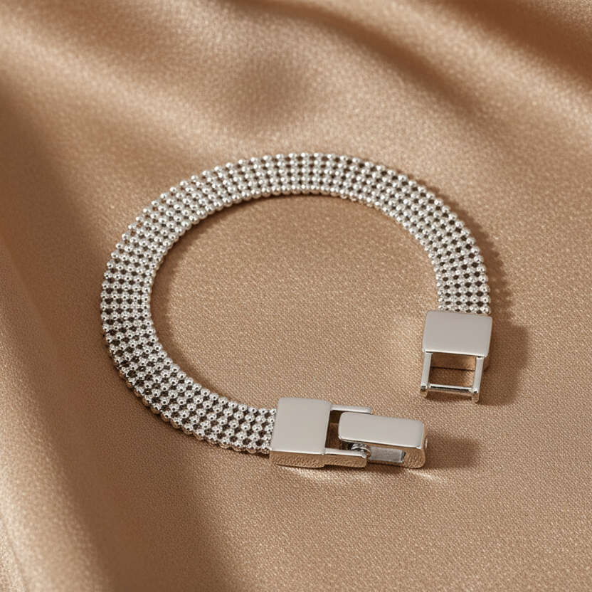 Minimalist Silver Bracelet | S925 Sterling Silver