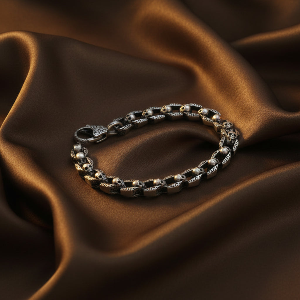 Skull Bracelet | S925 Thai Silver