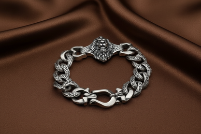 Domineering Lion Chain Bracelet | S925 Sterling Silver