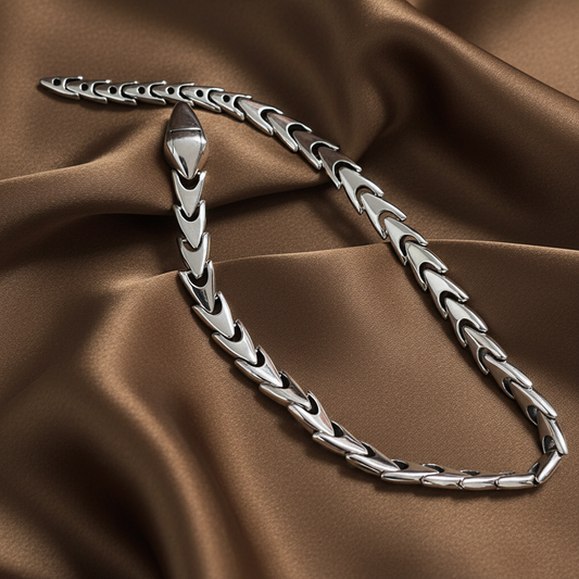 Modernized Snake Chain Bracelet | S925 Sterling Silver