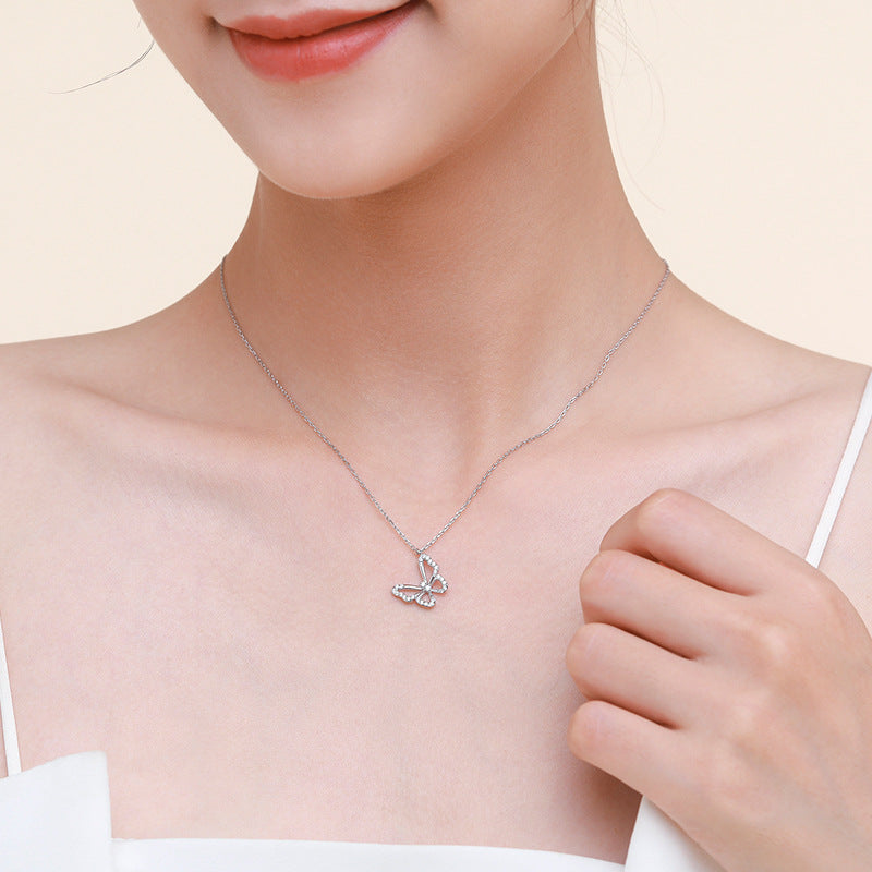 Fairy Butterfly Necklace | S925 Sterling Silver