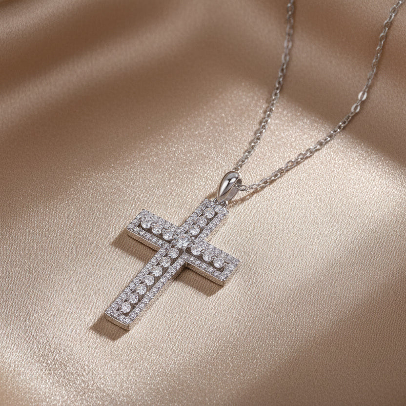 Collier Pendentif Moissanite Shelter | Argent S925