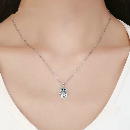Zircon Pendant Necklace | S925 Sterling Silver