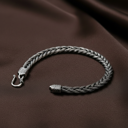 Hand-woven Braided Bracelet | S925 Sterling Silver