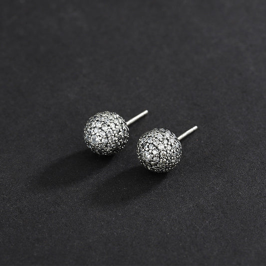 Star Tremella Stud Earrings | S925 Sterling Silver
