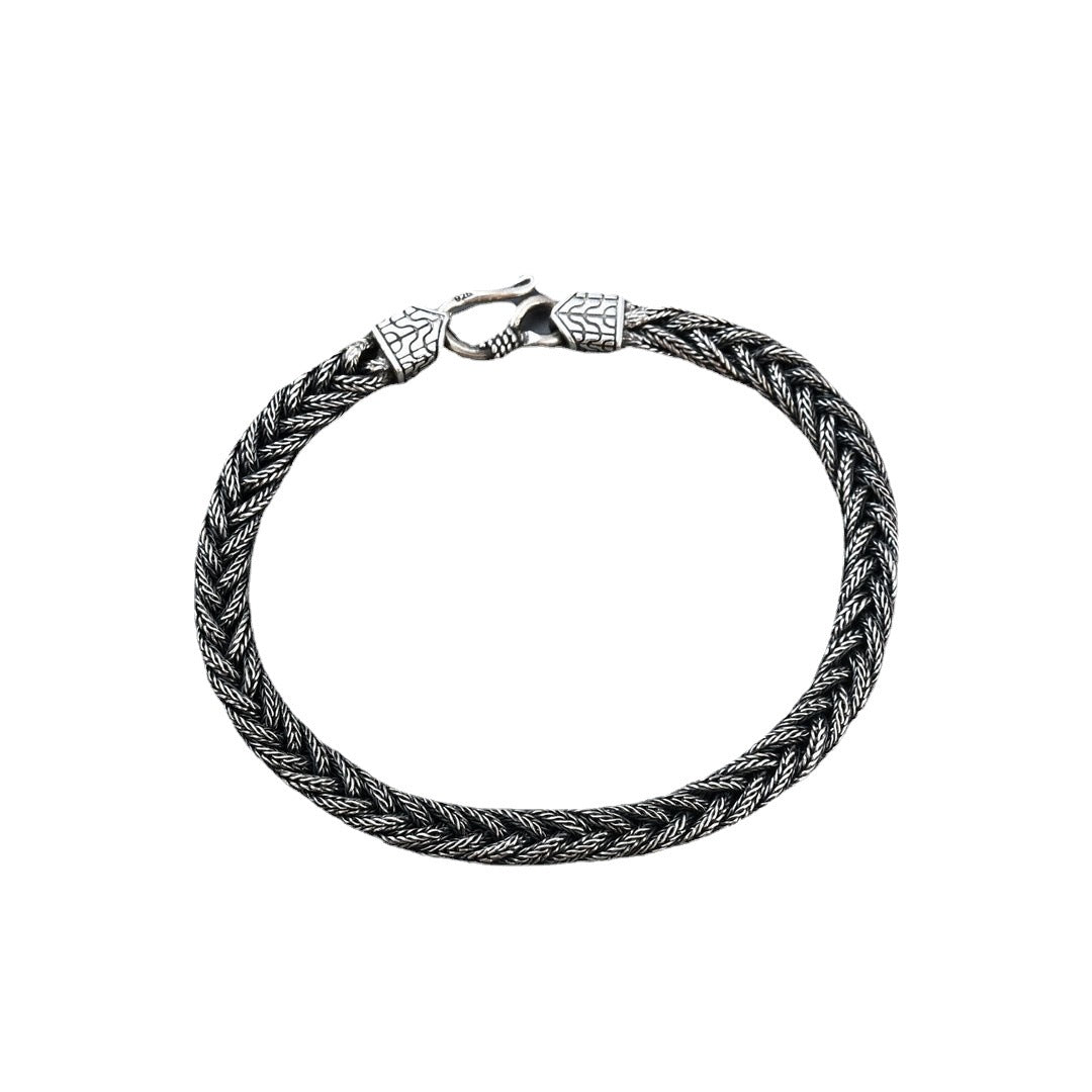 Hand-woven Braided Bracelet | S925 Sterling Silver