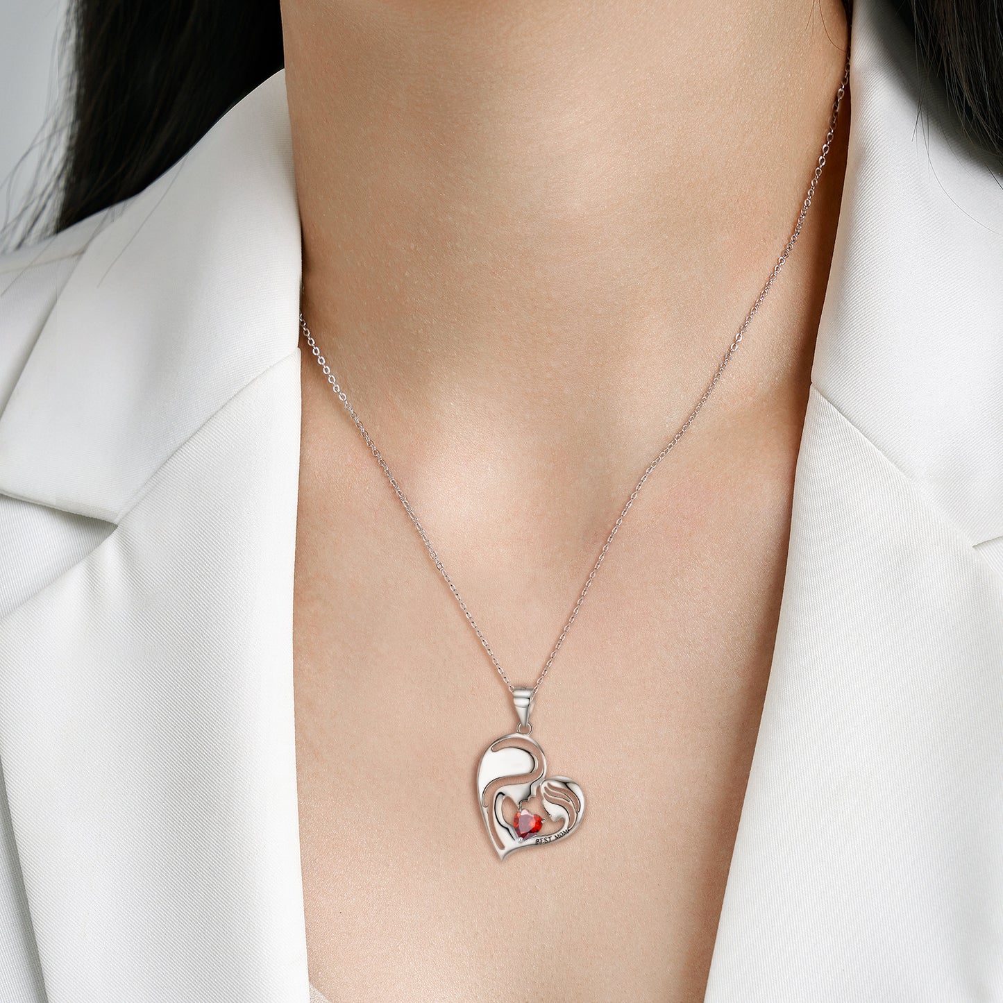 "Best Mom" Necklace | S925 Sterling Silver