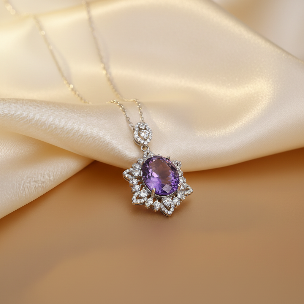 Amethyst necklace