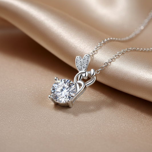 Collier chaîne croix en moissanite | Argent sterling S925