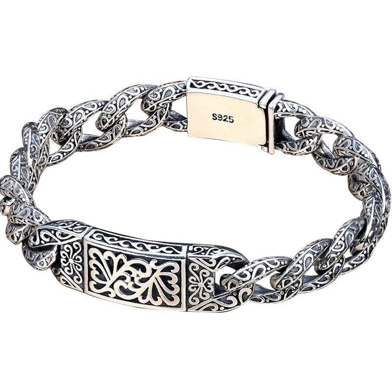 Hollow Carved Petal Bracelet | S925 Sterling Silver