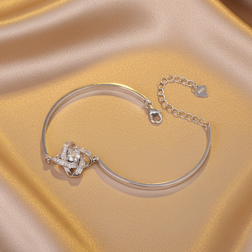 Four-leaf Clover Bracelet | S925 Sterling Silver