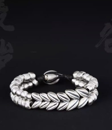 Wheat Ear Bracelet | S999 Sterling Silver