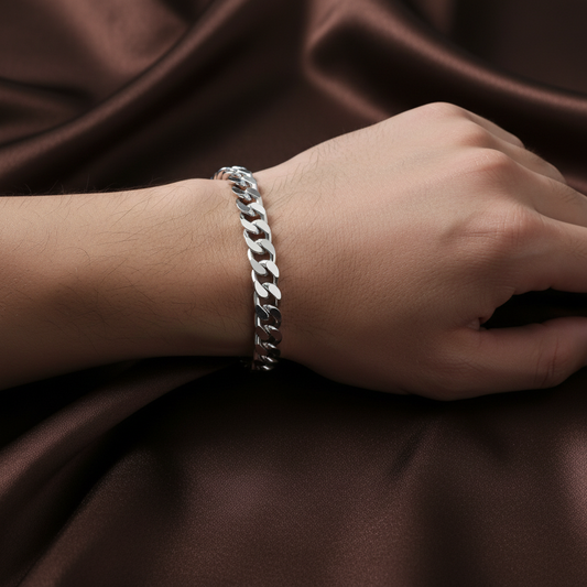 Cuban Chain Bracelet Male Model - New