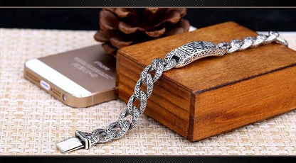 Hollow Carved Petal Bracelet | S925 Sterling Silver