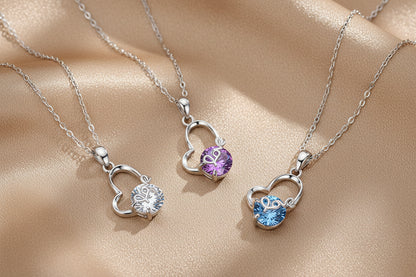 Collier Amour | Argent Sterling S925 Zircon