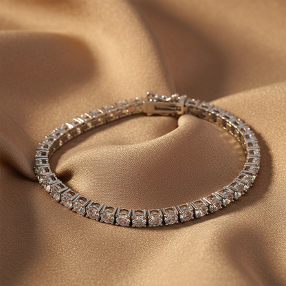 Diamond Tennis Bracelet - No Text