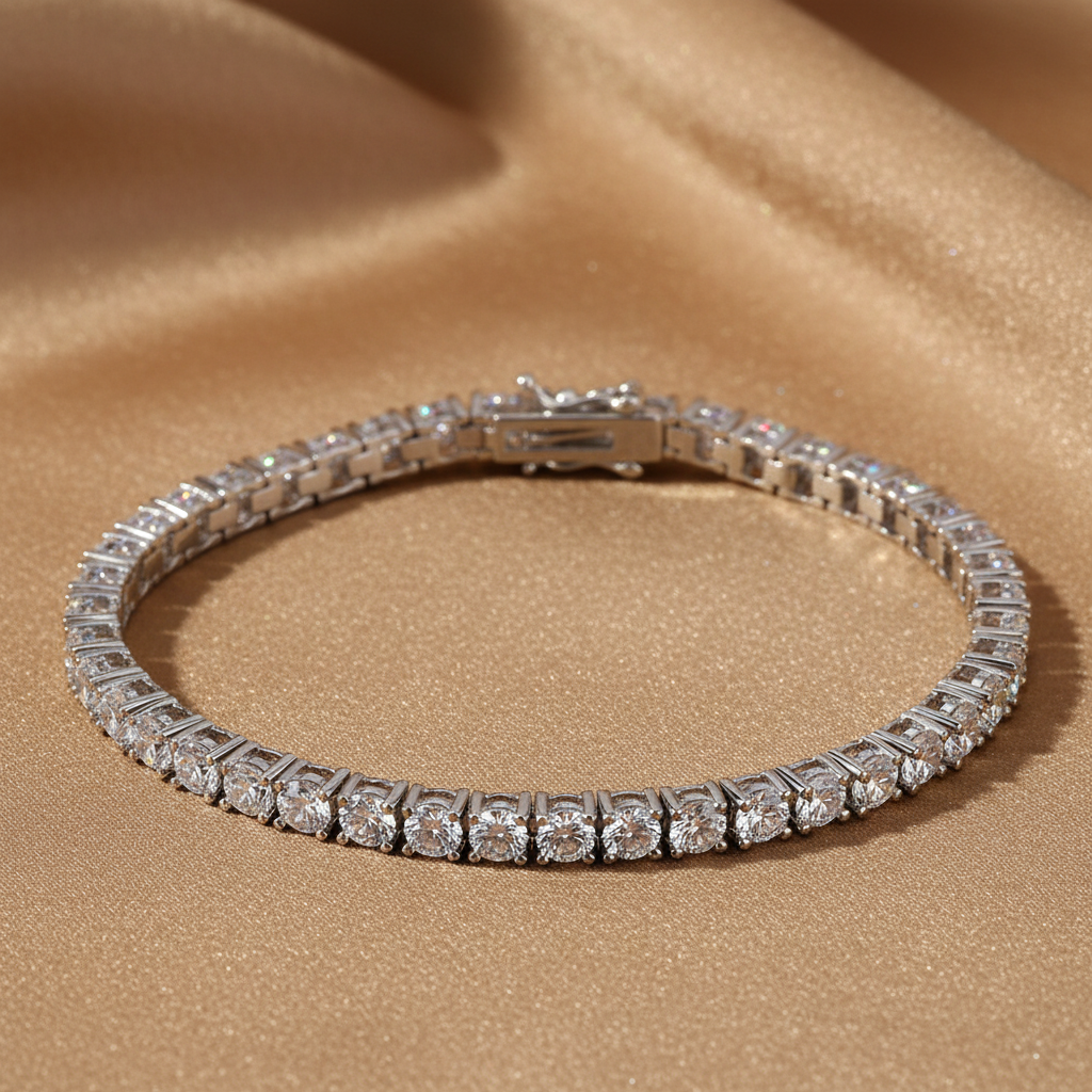 Diamond Tennis Bracelet - Shiny & Sparkly