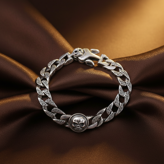 Double Skull Bracelet - Regenerated