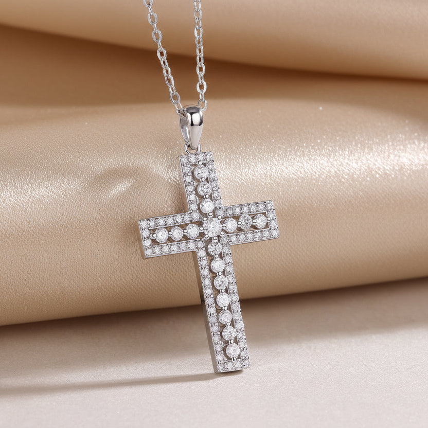 Collier Pendentif Moissanite Shelter | Argent S925