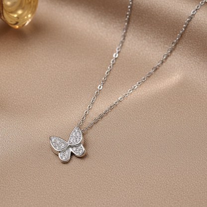 Butterfly Luxe Pendant Necklace | S925 Sterling Silver