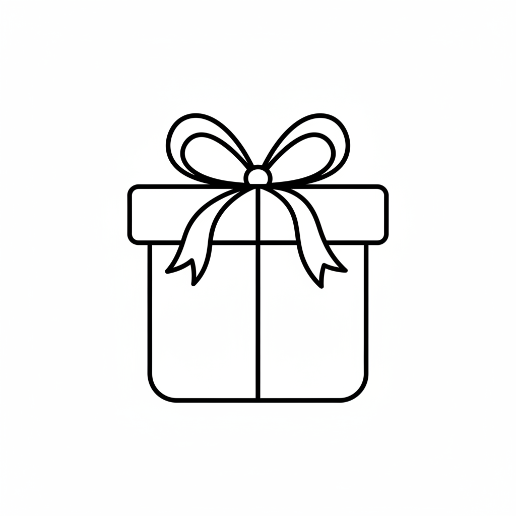 Gift Box Icon - Transparent