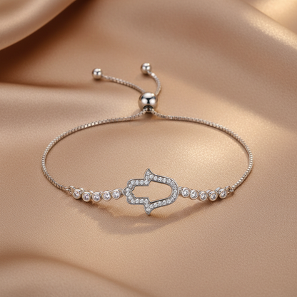 Hamsa Bracelet - Flat Lay