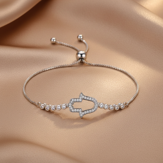 Hamsa Bracelet - Flat Lay