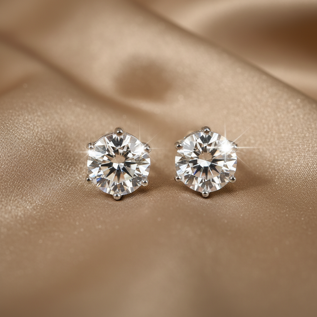 Hearts & Arrows Earrings - Cinematic 4K