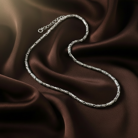 Men's Silver Chain - No Text