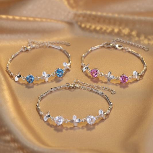 Lucky Clover Bracelet | S925 Sterling Silver