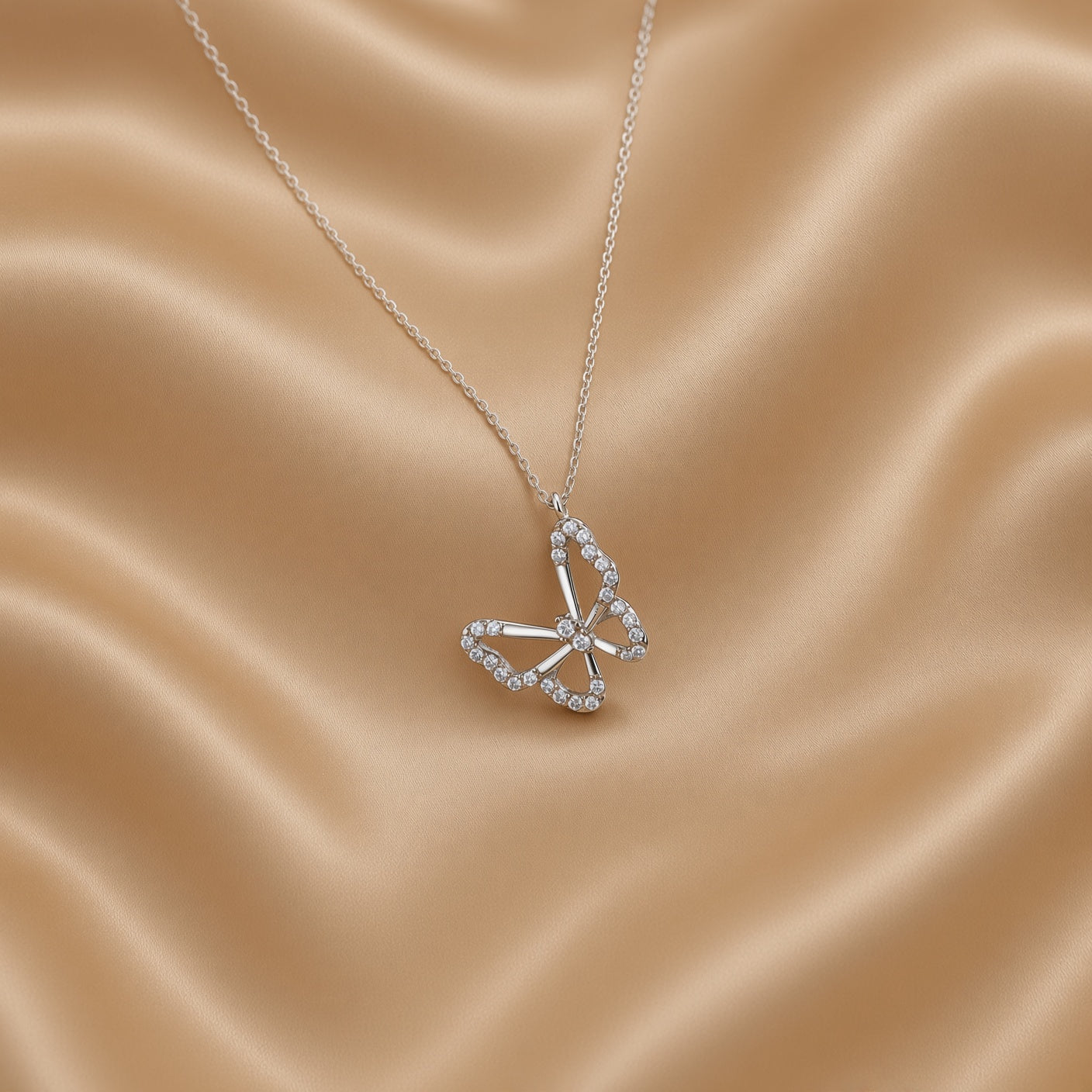Fairy Butterfly Necklace | S925 Sterling Silver