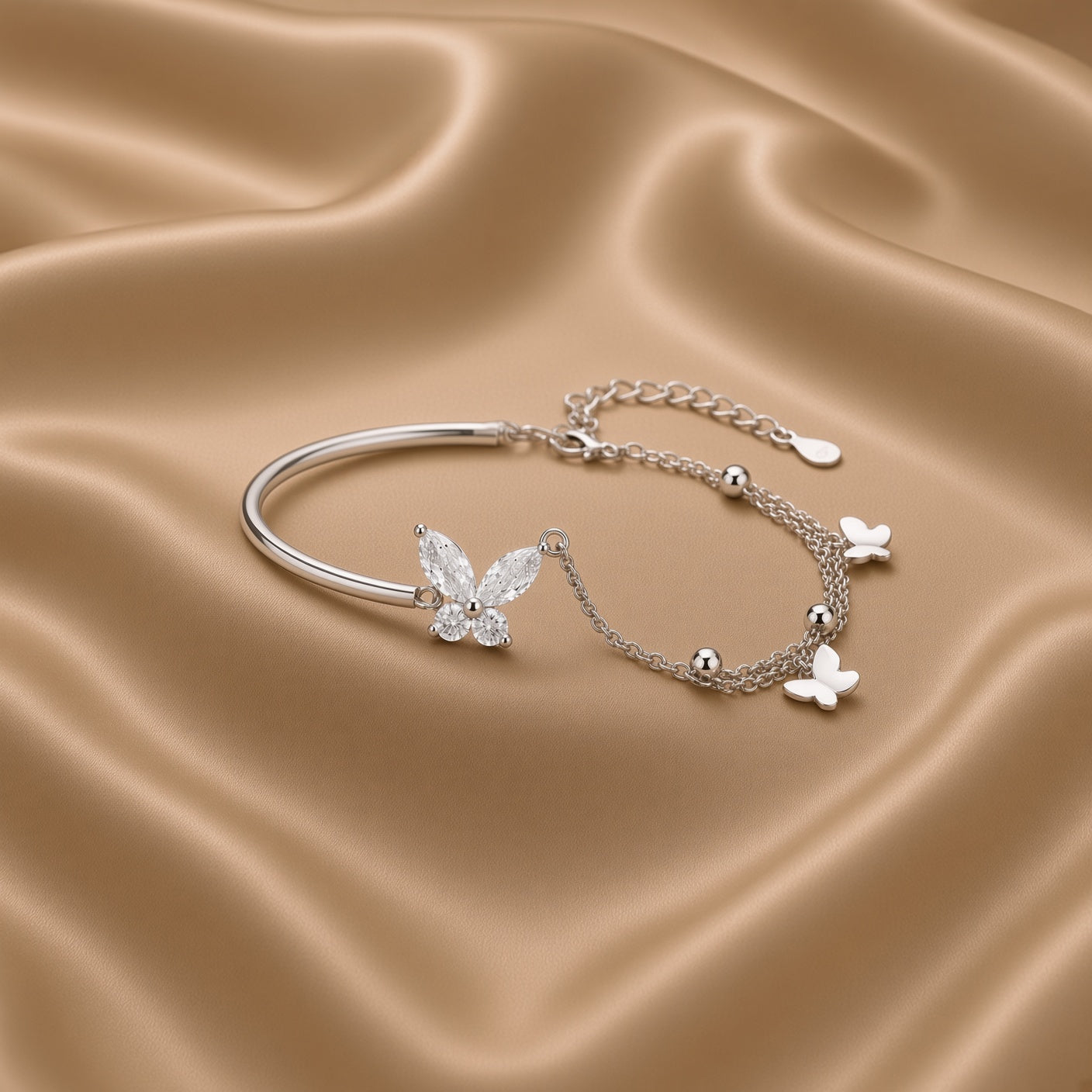Light Lux Butterfly Bracelet | S925 Sterling Silver
