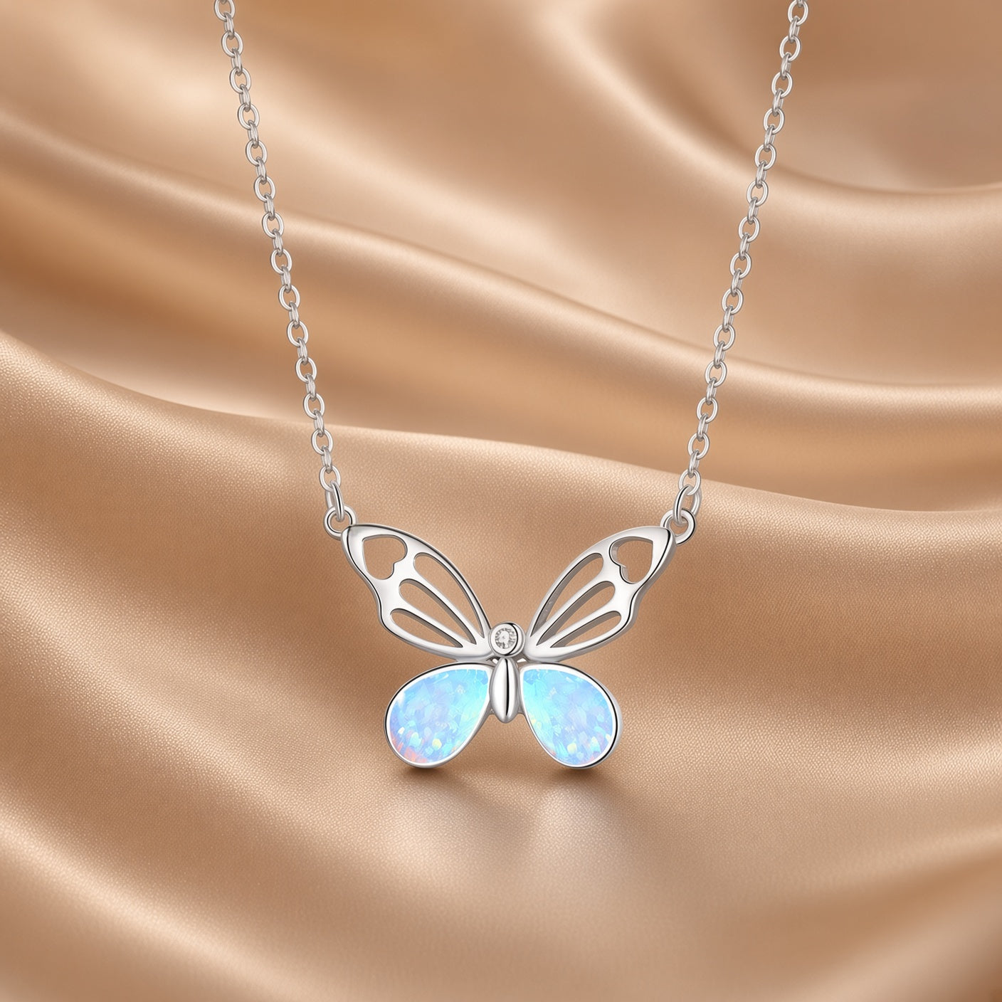 Metamorphosis Butterfly Necklace | S925 Sterling Silver Women's