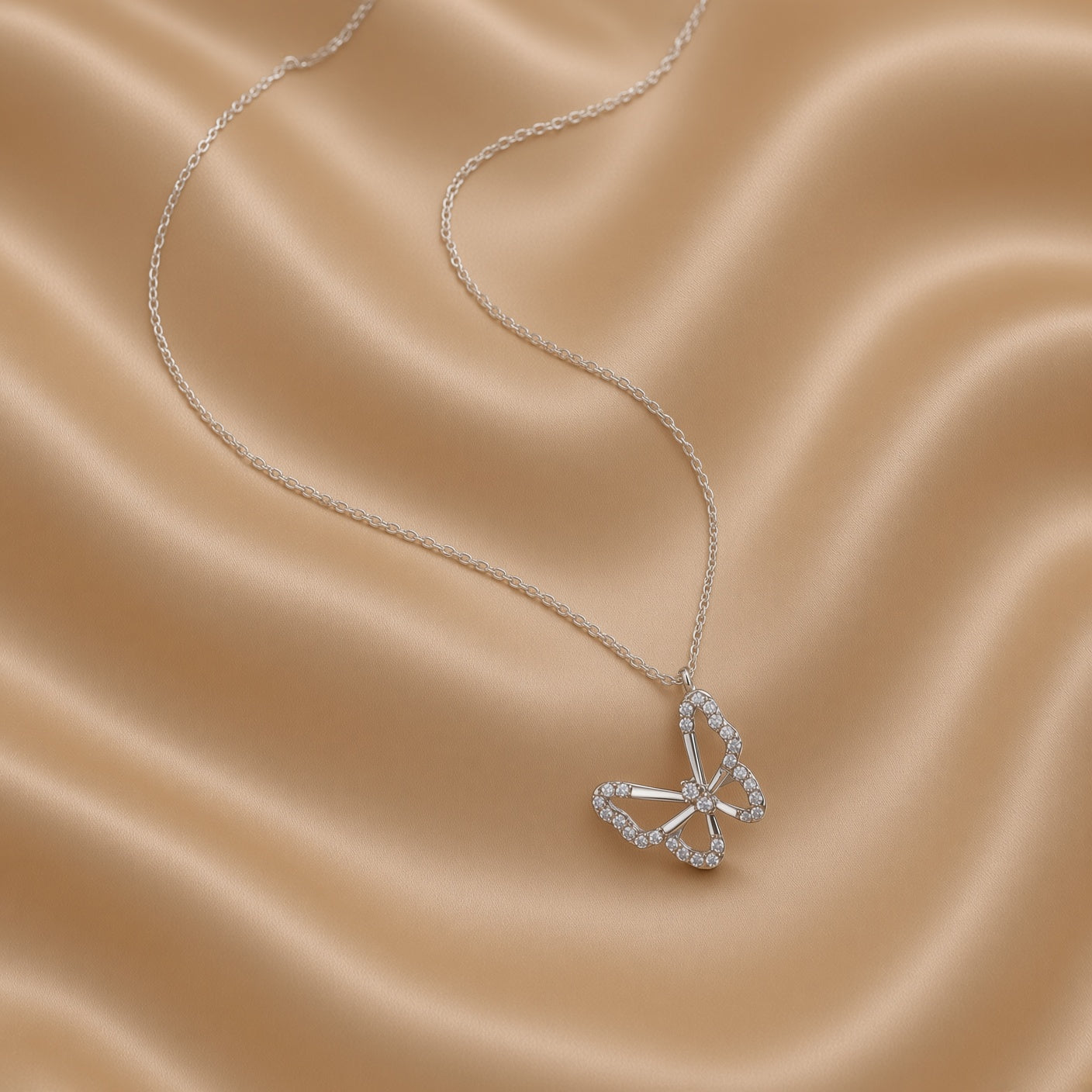 Fairy Butterfly Necklace | S925 Sterling Silver
