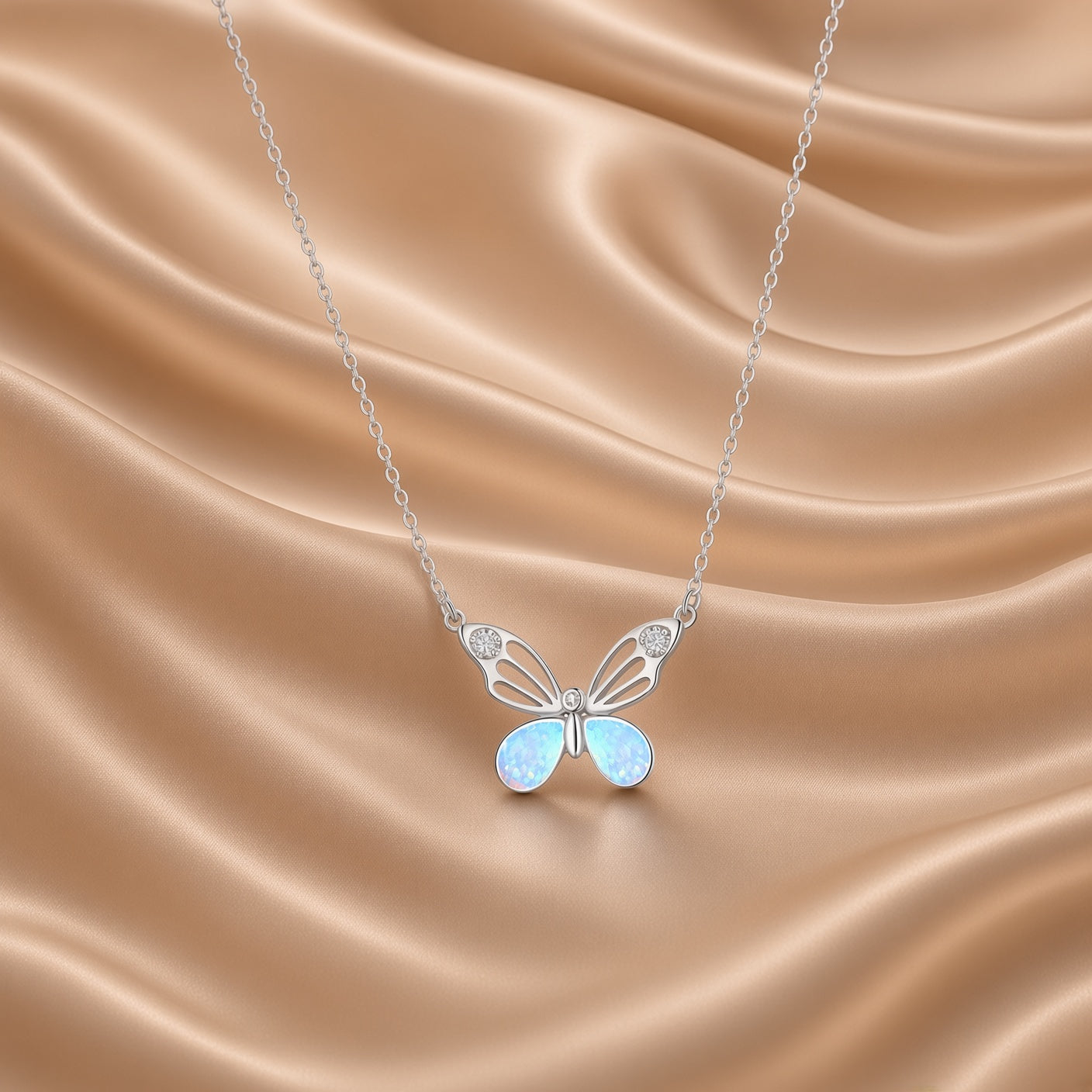 Metamorphosis Butterfly Necklace | S925 Sterling Silver Women's