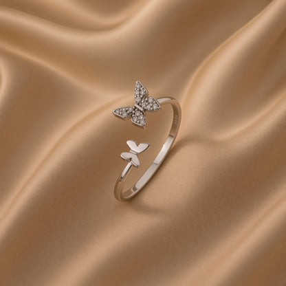 Butterfly Duality Ring | S925 Sterling Silver