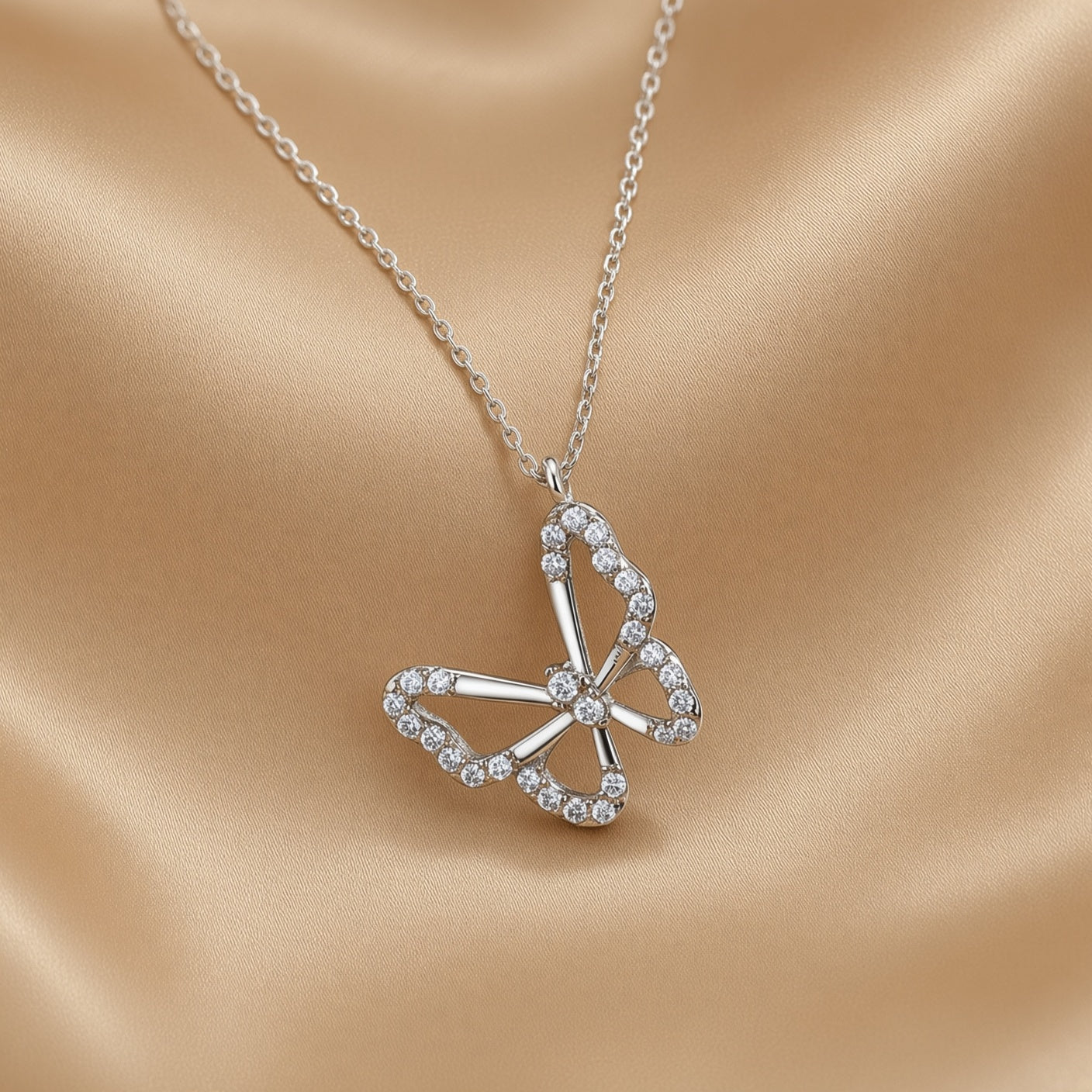Fairy Butterfly Necklace | S925 Sterling Silver
