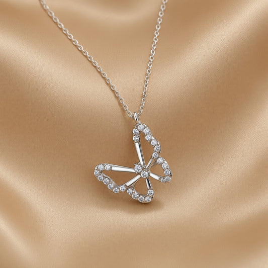 Fairy Butterfly Necklace | S925 Sterling Silver